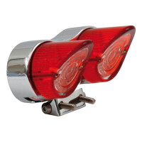 L.E.D. SHARKNOSE TAILLIGHT, RED LENS