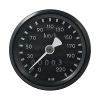 MMB 48MM ULTRA MINI SPEEDO BLACK KMH 1:1 DRIVE RATIO