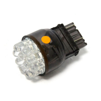 LED WEDGE TURN SIGNAL BULB #3157 BASE. AMBER LIGHT