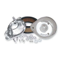 S&S 52MM SINGLE BORE FI AIRCLEANER KIT