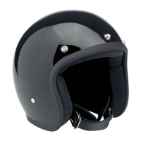 BILTWELL OPEN FACE HELMET GLOSS BLACK