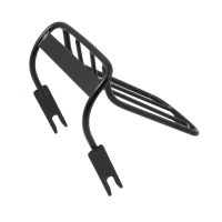 LUGGAGE RACK, FOR BOBBED REAR FENDER. BLACK