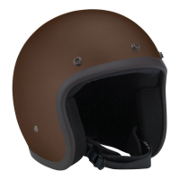 BILTWELL OPEN FACE HELMET FLAT CHOCOLATE