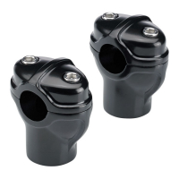 BILTWELL GORDO RISERS BLACK 2 INCH RISE