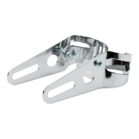 FRISCO-BASIC HEADLAMP BRACKET ASSEMBLY. CHROME. 37-42MM