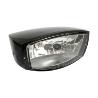 OREGON H4 HEADLAMP. BOTTOM MOUNT. BLACK