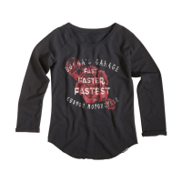 ROKKER FASTEST LADIES T-SHIRT ANTRACITE