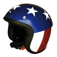 DMD VINTAGE HELMET USA FLAG