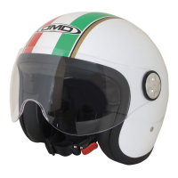 DMD BOB HELMET ITALIAN FLAG, WHITE, XS