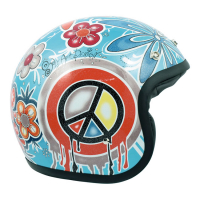 DMD VINTAGE HELMET FLOWER POWER