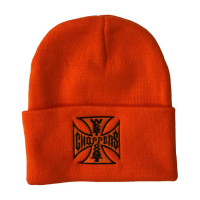 WCC OG ROLL-UP BEANIE DARK ORANGE