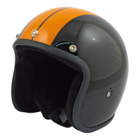 BANDIT HELMET JET RACE BLACK/ORANGE