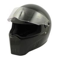 BANDIT ALIEN II HELMET, GLOSS BLACK, S