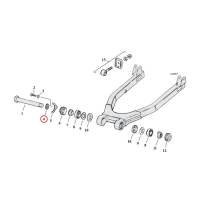 LOCK WASHER, SWINGARM PIVOT SHAFT