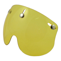 BANDIT JET VISOR SHORT, YELLOW