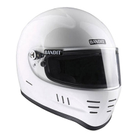 BANDIT SNELL SA NOMEX HELMET, WHITE, XS