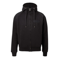 JOHN DOE ZIP HOODIE CROSS BLACK