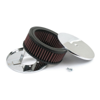 K&N AIR CLEANER 5 INCH OPEN ROUND