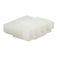 NAMZ, AMP/TE CONNECTOR. WHITE, PLUG, 4-PIN