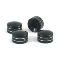 HEADBOLT COVER KIT, BLACK. OEM