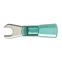 STANDARD CO, SPADE TERMINAL CONNECTORS #6. BLUE