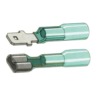 STANDARD CO, SLIDE-ON TERMINAL CONNECTORS 1/4". BLUE