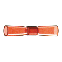 STANDARD CO, BUTT-SPLICE CONNECTORS 22-18. RED