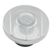 PM SCALLOP GAS CAP CHROME