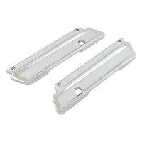 PM SADDLEBAG LATCH COVERS SMOOTH, CHROME