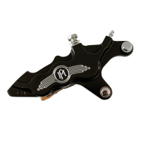 PM, 6-P 112X6B CALIPER. BOLT-ON, 11.5" RIGHT FRONT. BLACK CC