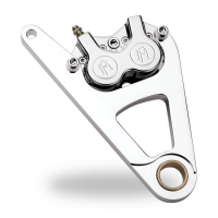 PM, RIGHT FRONT 4-P CALIPER BRACKET, 11.5". POLISHED