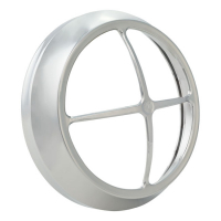 PM VISION 7" HEADLIGHT BEZEL, CROSS BAR