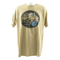 PM BEIGE TATTOO PINUP SHIRT, M