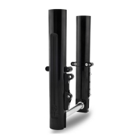 PM LOWER LEG ASSEMBLY, DUAL DISC. BLACK