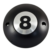 HKC POINT COVER 2-HOLE. EIGHT BALL, BLACK