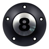 HKC POINT COVER 5-HOLE. EIGHT BALL, BLACK