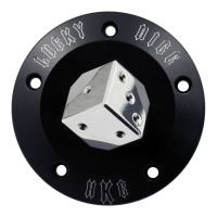 HKC POINT COVER 5-HOLE. LUCKY DICE, BLACK