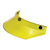 BILTWELL MOTO VISOR YELLOW TRANSLUCENT