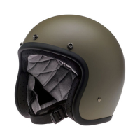 BILTWELL BONANZA HELMET FLAT OLIVE