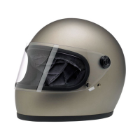 BILTWELL GRINGO S HELMET FLAT TITANIUM