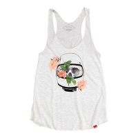 BILTWELL ROSES TANKTOP OATMEAL