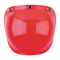 BILTWELL BUBBLE VISOR, ROSE SOLID