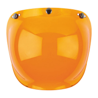 BILTWELL BUBBLE VISOR, AMBER SOLID