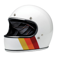 BILTWELL GRINGO HELMET TRI-STRIPE