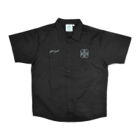 WCC WORKSHIRT RETRO SKULL BLACK, SIZE S