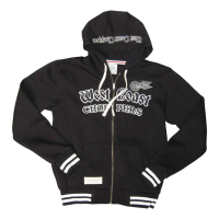 WCC GANGSCRIPT ZIP HOODED SWEATER