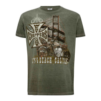 WCC BRIDGE T-SHIRT OIL DYE KHAKI