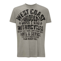 WCC DEALER T-SHIRT OIL DYE BRIGHT GREY