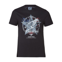 JOHN DOE 4TH OF JULY T-SHIRT BLACK