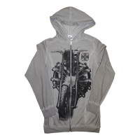 WCC BIG BIKE ZIP HOODIE VINTAGE BLACK